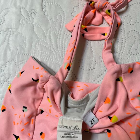 Crew & Lu One Piece Swim Suit Size 2T - Picture 6 of 6
